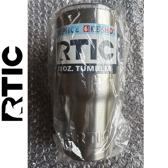 NWT - RTIC 20oz. Tumbler Stainless Steel - Picture 2 of 7